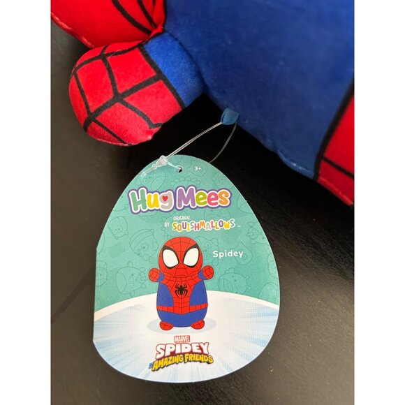 Marvel Hug Mees Spidey Stuffed Plush Toy By Jazwares Squismallows - Picture 3 of 8